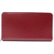 NEUF PORTEFEUILLE LOUIS VUITTON ZIPPY ORGANIZER CUIR EPI ROUGE BOITE WALLET 850€