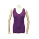 NEUF DEBARDEUR LORO PIANA S 40 IT 36 FR LIN & SOIE VIOLET HAUT TOP TSHIRT 450€