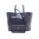 NEUF SAC A MAIN GOYARD CABAS SAINT LOUIS PM EN TOILE BLEU + POCHETTE HAND BAG