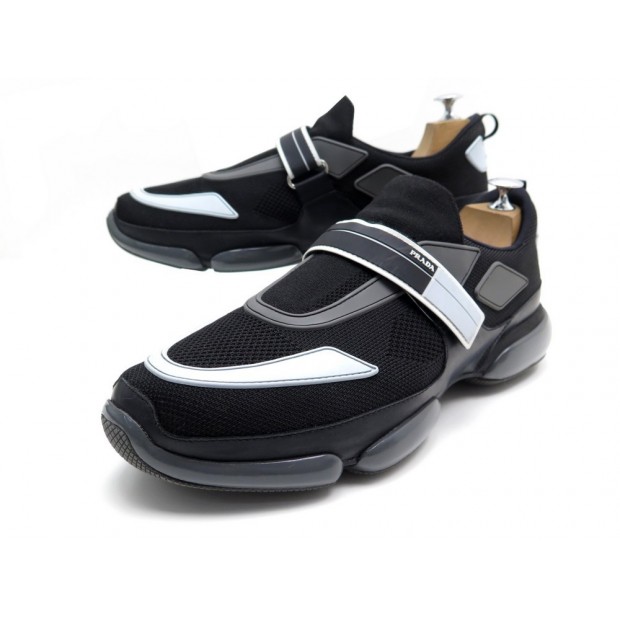 CHAUSSURES PRADA BASKET CLOUDBUST T45 NOIR 