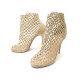 CHAUSSURES CHRISTIAN LOUBOUTIN PORLIGAT 39 ESCARPINS EN CUIR TRESSE BEIGE 1790€