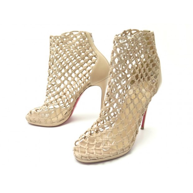 CHAUSSURES CHRISTIAN LOUBOUTIN PORLIGAT CUIR TRESSE 