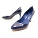 CHAUSSURES LOUIS VUITTON ESCARPINS 39 EN CUIR BLEU BLUE LEATHER PUMP SHOES 670€