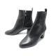 NEUF CHAUSSURES LOUIS VUITTON UPSTAGE ANKLE BOOTS 40 BOTTINES A TALONS CUIR 960€