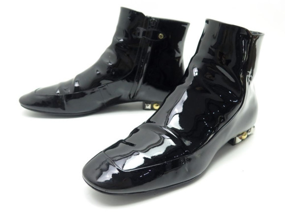 chaussures louis vuitton sixties flat ankle boot 40