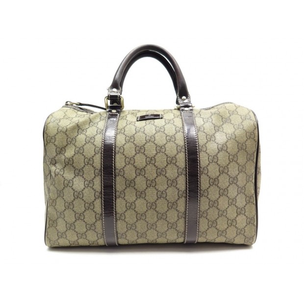 SAC A MAIN GUCCI BOSTON 193603 EN TOILE MONOGRAM GUCCISSIMA & CUIR HAND BAG 450€