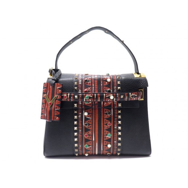 SAC A MAIN VALENTINO MICRO-SAC MY ROCKSTUD EDITION LIMITEE EN CUIR GRAINE 5000€