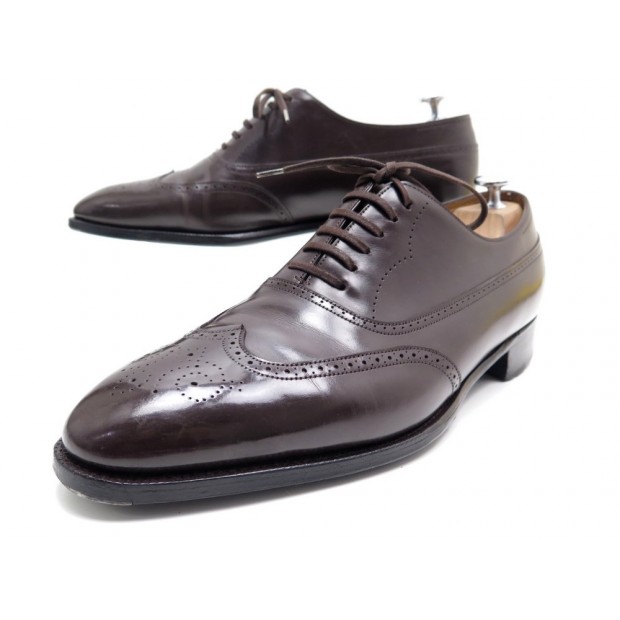 CHAUSSURES JOHN LOBB CAVENDISH 7.5 PRESTIGE CUIR MARRON 