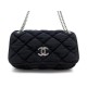 NEUF SAC A MAIN CHANEL TIMELESS MATELASSE TOILE NOIR BLACK CANVAS HAND BAG 3100€