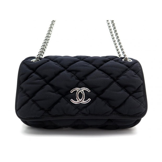 SAC CHANEL TIMELESS TOILE NOIR 