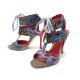 NEUF CHAUSSURES SERGIO ROSSI 39.5 40 FR SANDALES A TALONS CUIR PYTHON SHOES 550€