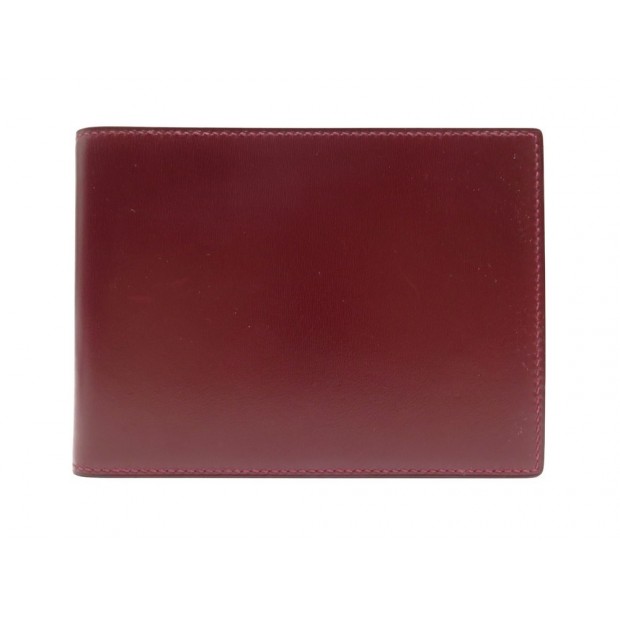 CARNET CUIR HERMES BORDEAUX 