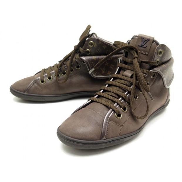 CHAUSSURES LOUIS VUITTON BASKET MARRON MONOGRAM 