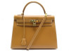 sac a main hermes kelly 33 sellier cuir vache gold