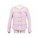 NEUF VESTE CHANEL EN TWEED ROSE 