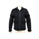 NEUF VESTE CHANEL SWEAT A CAPUCHE M 40 EN LAINE NOIR NEW JACKET SWEATER 4200€