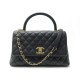 SAC A MAIN CHANEL COCO HANDLE A92991 MM BANDOULIERE EN CUIR CAVIAR MATELASSE BAG