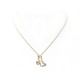 NEUF COLLIER TIFFANY & CO DOVE 40 CM OR JAUNE + ECRIN COLOMBE GOLD NECKLACE 710€