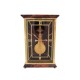 PENDULE JAEGER LECOULTRE 481 HORLOGE BAGUETTE EN METAL DORE ET MARRON CLOCK