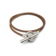 NEUF COLLIER HERMES SKIPPER OU BRACELET DOUBLE TOUR 