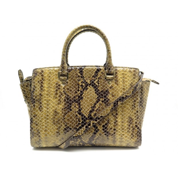 SAC MICHAEL KORS CUIR PYTHON 