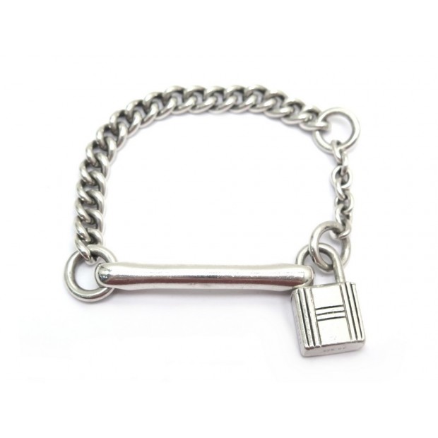 BRACELET HERMES CADENAS TAILLE 20 EN ARGENT MASSIF 925 + BOITE SILVER JEWEL 935€