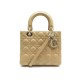 SAC DIOR LADY CUIR BEIGE + BANDOULIERE 