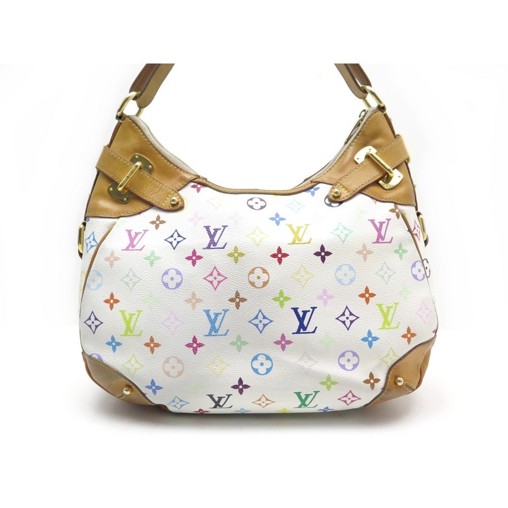 LOUIS VUITTON Femme Sac à main en Toile en Blanc