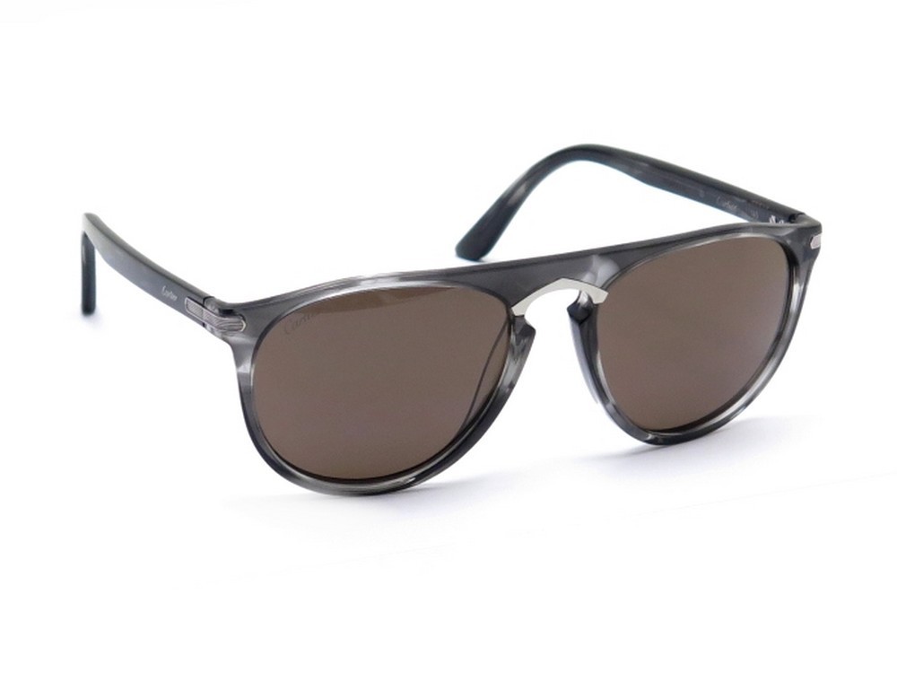 lunettes de soleil cartier st0013s en plastique