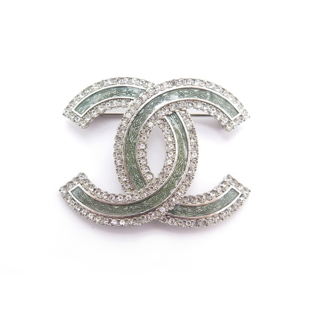 Chanel pin brooch logo - Gem