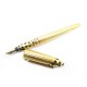 STYLO PLUME CARTIER PANTHERE A CARTOUCHES EN PLAQUE OR + BOITE GOLD FOUNTAIN PEN