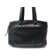 SAC A MAIN CHANEL SQUARE STITCH EN CUIR CAVIAR NOIR LEATHER HAND BAG PURSE