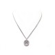 NEUF COLLIER PENDENTIF CHOPARD HAPPY SPIRIT OR BLANC ET DIAMANTS 