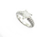 bague t51 en platine sertie diamant coeur 1.29ct 103