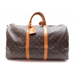 SAC DE VOYAGE A MAIN LOUIS VUITTON KEEPALL 50 M41426 MONOGRAM TRAVEL BAG 2200€