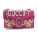 NEUF SAC A MAIN GUCCI DIONYSUS GUCCIFY SMALL 400249 CUIR ROSE PINK HANDBAG 3980€