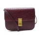  SAC A MAIN CELINE CLASSIC CUIR AUTRUCHE BORDEAUX 