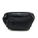 NEUF SAC BANANE PRADA RN8003 CEINTURE EN TOILE NYLON NOIR FANNY PACK BAG 890€