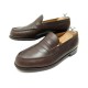 CHAUSSURES JM WESTON 180 7D 41 MOCASSINS CUIR MARRON LEATHER LOAFERS SHOES 620€