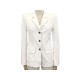 NEUF VESTE YVES SAINT LAURENT RIVE GAUCHE 107389 T38 NEW WHITE JACKET 1890€