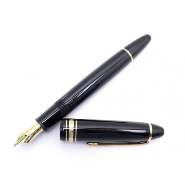 STYLO PLUME MONTBLANC MEISTERSTUCK 149 DORE 115384 PISTON RESINE NOIR PEN 785€