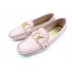 NEUF MOCASSINS LOUIS VUITTON 36 IT 37 FR CUIR ROSE BOITE 