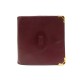 VINTAGE PORTEFEUILLE MUST DE CARTIER PORTE MONNAIE EN CUIR BORDEAUX WALLET 440€