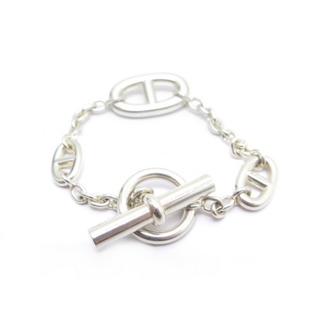 BRACELET HERMES FARANDOLE H104567 15 CM EN ARGENT MASSIF 925 + BOITE POCHON 525€