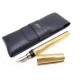 STYLO DUPONT PLUME MONTPARNASSE OR PLAQUE + ETUI 