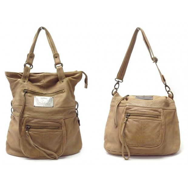 SAC A MAIN ZADIG & VOLTAIRE CABAS TOULY GM BESACE TOTE CUIR CROSSBODY BAG 370€
