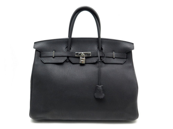 sac a main hermes birkin 40 cuir togo noir attributs