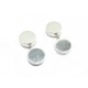 BOUTONS DE MANCHETTES HERMES AIMANTE EN ARGENT MASSIF SILVER CUFFLINKS 460€