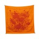 FOULARD HERMES CHEVAL SURPRISE ORANGE 