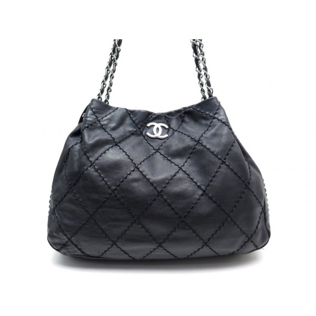 SAC CHANEL MATELASSE CHAINE ENTRELACEE LOGO 